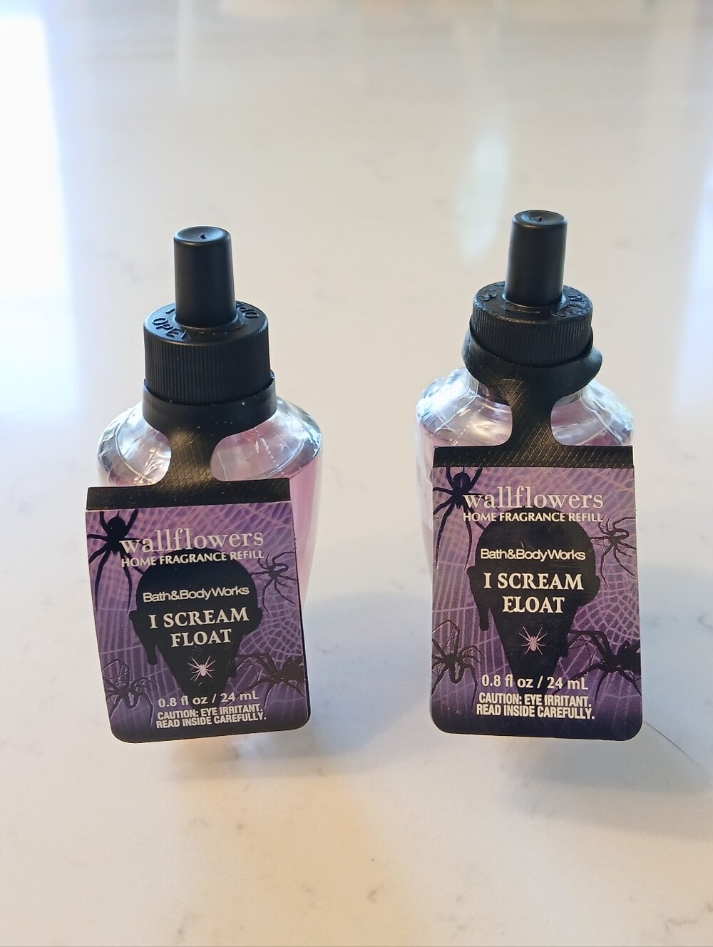 2 Bath Body Works Fragrance Plug-in Wallflower Refills I Scream Float Scent NEW